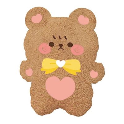 CTLH20 Plush Hot Water Bottle with Soft Cover, Brown