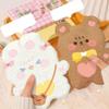 CTLH20 Plush Hot Water Bottle with Soft Cover, Brown view 3