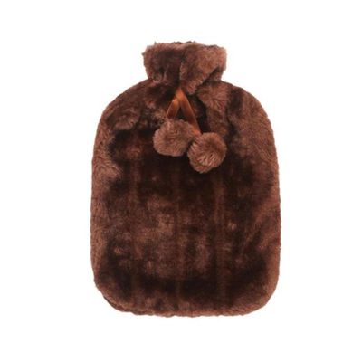 CTLH20 1-Piece 2 L Hot Water Bottle Plush Cover, Winter Protective Sleeve, Soft, Portable, Removable - E, China