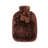 CTLH20 1-Piece 2 L Hot Water Bottle Plush Cover, Winter Protective Sleeve, Soft, Portable, Removable - E, China view 1