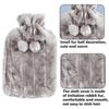 CTLH20 1-Piece 2 L Hot Water Bottle Plush Cover, Winter Protective Sleeve, Soft, Portable, Removable - E, China view 3