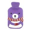 CTLH20 2000 ml Hot Water Bottle with Removable Mouse-Print Cover, Moose-Rabbit Design view 1