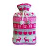 CTLH20 2000 ml Hot Water Bottle with Removable Mouse-Print Cover, Moose-Rabbit Design view 4
