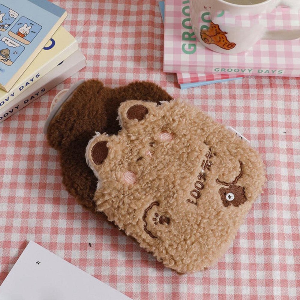CTLH20 Plush Hot Water Bottle Cover for Girls, 500 ml