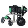 AZICYN Self-Propelled Wheelchair, 41 cm Seat Depth, Foldable Mobility Aid, Lightweight Portable Wheelchair with Folding Backrest (Green) view 2