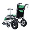 AZICYN Self-Propelled Wheelchair, 41 cm Seat Depth, Foldable Mobility Aid, Lightweight Portable Wheelchair with Folding Backrest (Green) view 3