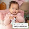Ingenuity Sylvi Natural Rubber Teether, BPA-Free, for Babies 3+ Months, Multisensory view 3