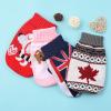 YuZiJiang Winter Cartoon Cat and Dog Clothing, Warm Puppy Sweater for Small Pets, Knitted/Crocheted Coat view 3