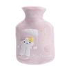 Hot Water Bottle with Fleece Cat Cover, Blue, 350m view 1