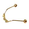 Gold Replacement Metal Eyeglass Nose Pad Holder view 1