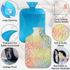 2 L Hot Water Bottle with Cover, Colorful Leaves view 3