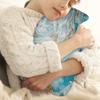 2 L Hot Water Bottle with Cover, Turquoise Marble view 2