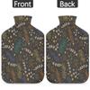 2 L Hot Water Bottle with Flower Petal Cover view 4
