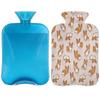 2 L Hot Water Bottle with Cute Puppy Cover view 1