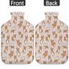 2 L Hot Water Bottle with Cute Puppy Cover view 4