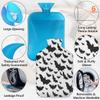 2 L Hot Water Bottle with Cover, Black Bat Pattern view 3