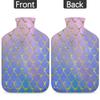 2 L Hot Water Bottle with Cover, Ocean Mermaid Scales view 4