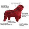 ACSUZ Waterproof Reflective Dog Raincoat, Black, M view 4