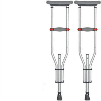 Adult Crutches, Adjustable and Foldable Forearm Crutches, Non-Slip Walking Aid for Seniors