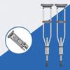Adult Crutches, Adjustable and Foldable Forearm Crutches, Non-Slip Walking Aid for Seniors view 2