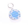 Custom Engraved Dog & Cat ID Tag, 25 x 25 mm, Blue view 1