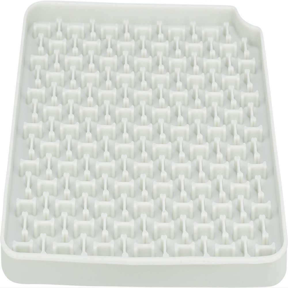 TRIXIE Lick'n'Snack Silicone Lick Mat, Dark Gray, 20 x 20 cm