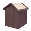 Indoor Dog/Cat House with Removable Roof, Beige/Brown, 52 x 46 x 53 cm view 3