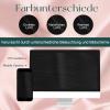 Easyouth Keratin Bonding Extensions, Human Hair, Jet Black, Straight, #1, 35 cm, 50 g, 50 Bonds view 3