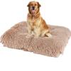 Calming Dog Bed Crate Mat, Washable, Non-Slip, Khaki, 110 x 75 x 10 cm view 1