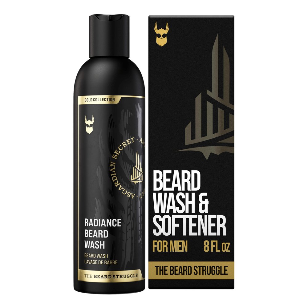 The Beard Struggle Beard Shampoo for Men – Natural Deep-Cleansing Shampoo for a Soft Beard – 240 ml