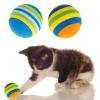 10-Pack Rainbow Ball Pet Toy view 3
