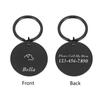 Personalized Pet ID Tag, Black, 20 mm view 2