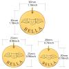 Custom Pet ID Tag, Rose Gold, 25 mm view 3