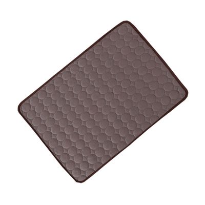 Mipcase Cooling Mat for Dogs, Breathable and Cooling, Coffee, Ice Silk
