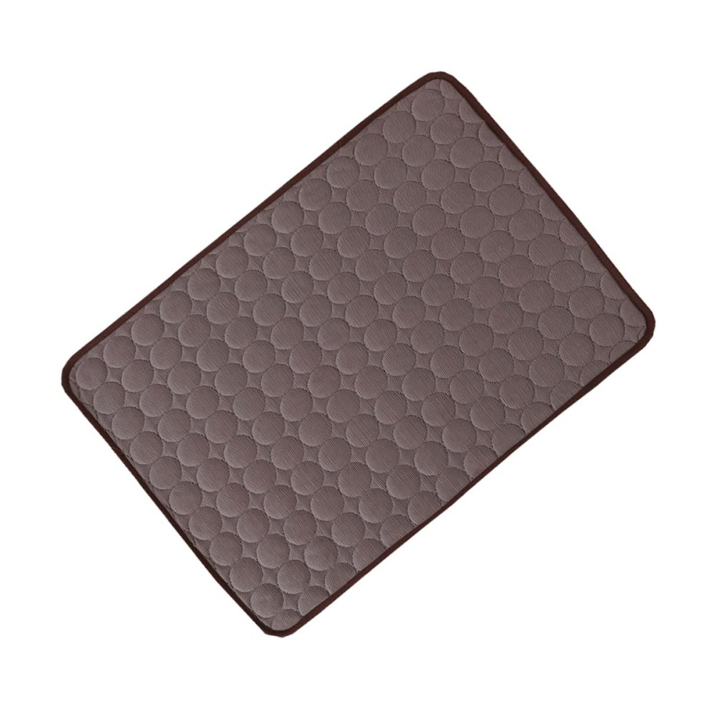 Mipcase Cooling Mat for Dogs, Breathable and Cooling, Coffee, Ice Silk