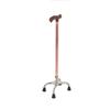 FLBT Adjustable Four-Prong Walking Cane, Bronze view 1