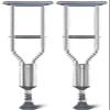 Adult Forearm Crutches with Shock-Absorbing Springs, Height-Adjustable, Pair view 1