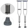 Adult Forearm Crutches with Shock-Absorbing Springs, Height-Adjustable, Pair view 2