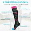 ACWOO Colorful Compression Socks for Women and Men, 3 Pairs, 15–20 mmHg view 2