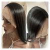 LUCBEI WinLace Wig, Black, Long, 66 cm, Lace-Front, Braided, Natural Hair (Color: Black, Size: 61 cm) view 2