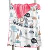 Aeromdale Soft Plush Fleece Baby Blanket, Elephant Pattern, Pink, 150 x 110 cm, 1 Count view 1
