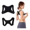 Posture Corrector Back Support Belt for Children and Adults, Black, Large view 1
