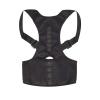 Adjustable Shoulder, Lumbar & Clavicle Posture Corrector Brace, Black, X-Large view 1