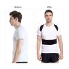 Adjustable Shoulder, Lumbar & Clavicle Posture Corrector Brace, Black, X-Large view 4