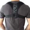 Adjustable Back Posture Corrector and Lumbar Support Belt for Slouching (Transparent, Medium) view 1