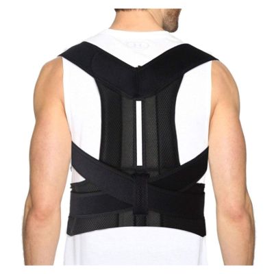 Posture Correction Shoulder and Lumbar Support Belt, Adjustable, X-Large