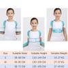 Adjustable Kids' Posture Corrector Back Support Belt, Pink, Small view 2