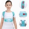 Adjustable Kids' Posture Corrector Back Support Belt, Pink, Small view 4