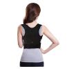 Medical Posture Corrector Corset, Magnetic Upper Back and Shoulder Support (Black, XX-Large) view 2