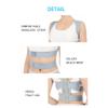 Adjustable Back Posture Corrector Brace, Gray, Size S view 4